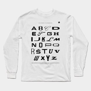 An Alphabet of Automobiles Long Sleeve T-Shirt